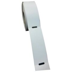 100x38mm Raf Etiketi Orta Çentik 350 Sarım, Termal Karton, (38X100mm) Zebra Rulo