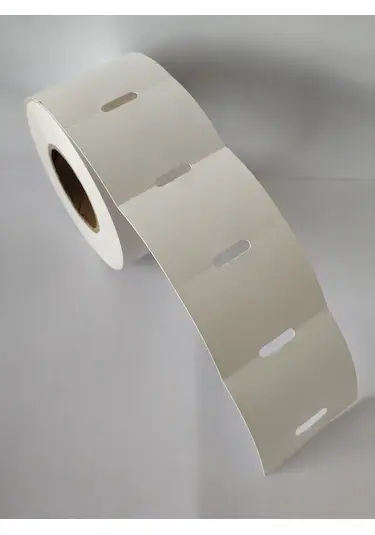 38x80mm Raf Etiketi Orta Çentik 500 Sarım, Termal Karton, (80X38mm) Zebra Rulo