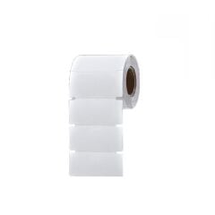 38x80mm Raf Etiketi Kenar Çentik 500 Sarım, Termal Karton, (80X38mm) Zebra Rulo