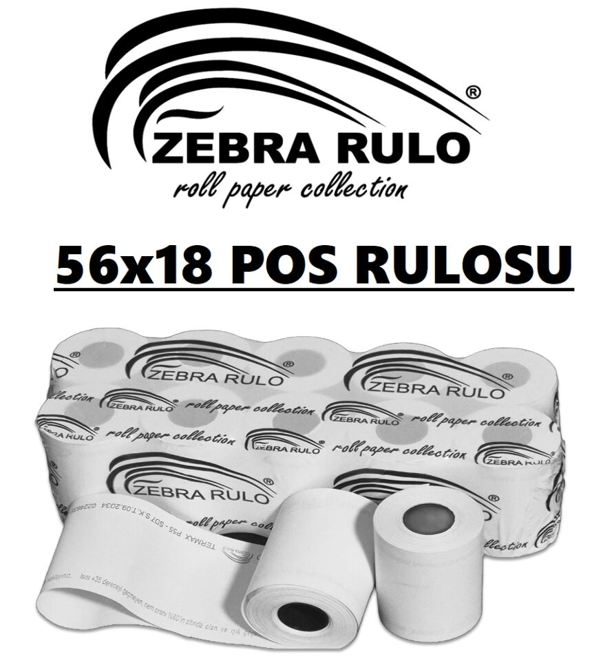 56x18m Pos Rulosu ve Yazarkasa Rulosu 56*18 pos rulosu