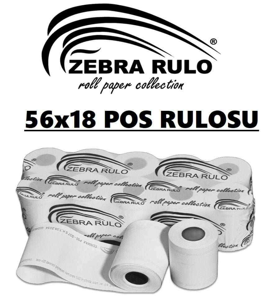 56x18m Pos Rulosu ve Yazarkasa Rulosu 56*18 pos rulosu