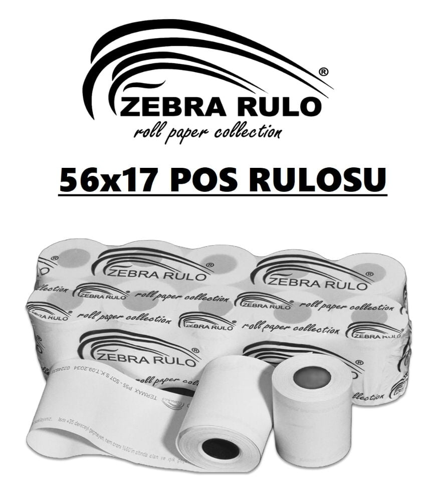 56x17m Pos Rulosu ve Yazarkasa Rulosu 56*17 pos rulosu