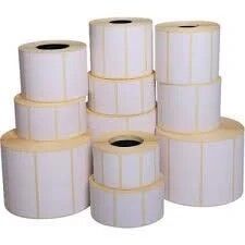 60x80mm Kuşe Etiket 500 Sarım (80x60mm) Zebra Rulo