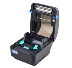 100x38mm Raf Etiketi Kenar Çentik 350 Sarım, Termal Karton, (38X100mm) Zebra Rulo