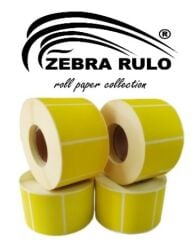 40x60mm 500 Sarım Termal Eczane Etiketi, Sarı Zemin Termal Etiket (60mmx40mm)